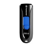 Памет Transcend 256GB, USB3.0, Pen Drive, Capless, Black