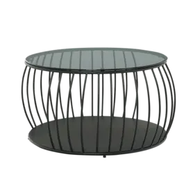 Холна маса ДАЛИЯ- черен цвят