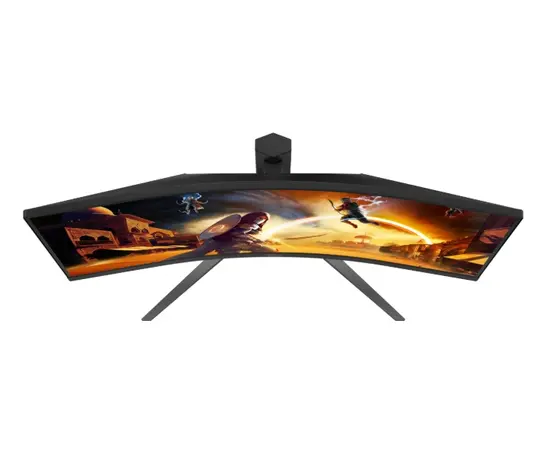 Монитор AOC CU34G4Z, 34" Curved 1500R, VA, WLED, 3440x1440@240Hz, 1ms GtG, 0.3ms MPRT, 450cd m/2, 2500:1, 80M:1 DCR, Adaptive Sync, FlickerFree, Low Blue Light, Tilt, Height Adjust, Pivot, Swivel, 2xHDMI, DP, USB hub