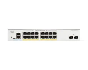 Комутатор Cisco Catalyst 1300 16-port GE, PoE, 2x1G SFP