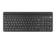 Комплект Natec Keyboard Felimare US Layout Wireless Bluetooth + 2.4 GHz Slim PnoneTablet Holder, Black