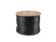 Кабел Lanberg LAN cable UTP Cat.5e 305m Outdoor Solid CU Fluke Passed, black