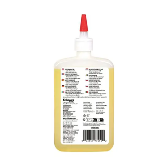 Смазващ флуид Fellowes 355 мл масло за поддръжка