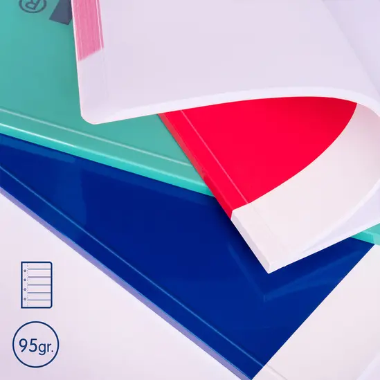 Тетрадка А4 Nata Milan 48 л 3 броя