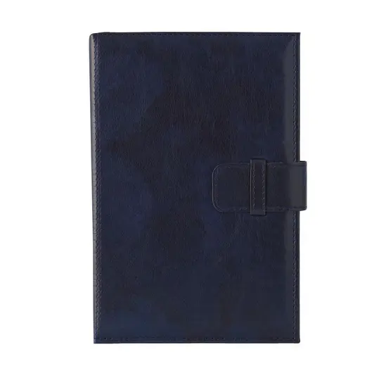 Календар бележник КИНГ в кутия-затворен, син цвят