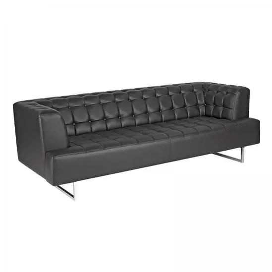 Диван триместен АПРИЛЦИ MLN 03 - тъмно сив, сниман в профикл