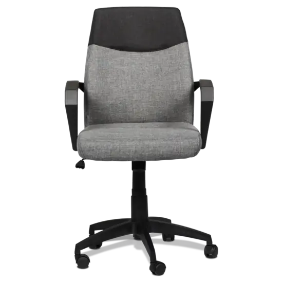 Офис стол ИСКЪР - сив, дамаска