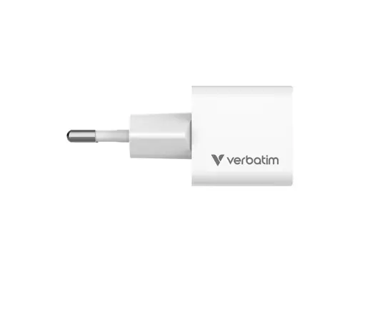 Зарядно устройство Verbatim Mini GaN Charger 20W EU plug