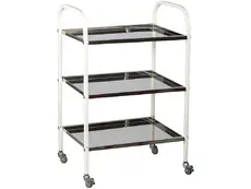 Манипулационна количка PMT MDSP 3N- сглобена, снимана в цял ръст, количката е съставена от три плота