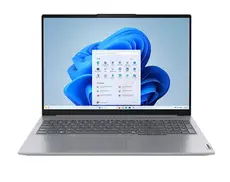 Лаптоп Lenovo ThinkBook 16 G7 AMD Ryzen 7 7735HS (up to 4.75GHz, 16MB), 32GB(16+16) DDR5-4800, 1TB SSD, 16' WUXGA (1920x1200) IPS AG, Integrated AMD Graphics, FHD&IR Cam, Backlit KB, 3 cell, WLAN, BT, FPR, DOS, 3Y Onsite