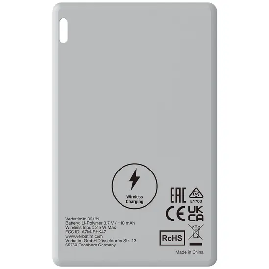 Проследяващо устройство Verbatim MYFCR-02BS My Finder Card Bluetooth Item Finder 2 pack BlackSilver