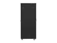 Комуникационен шкаф Lanberg rack cabinet 19' free-standing 47U800x1200 (flat pack) with glass door lcd black v2
