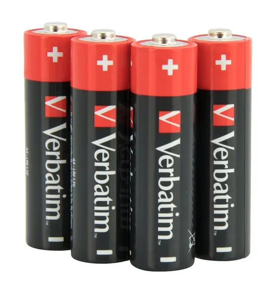 Батерия Verbatim Alkaline Battery AA 4 Pack (Hangcard)