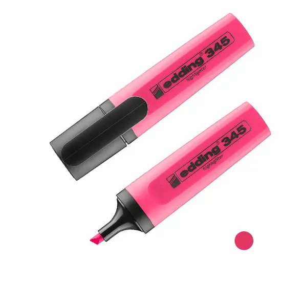 Текст маркер Edding Е-345  розов