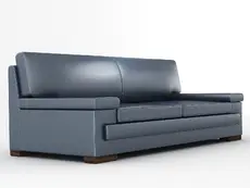 Диван триместен ЧАТАЛДЖА O 218 - сниман отляво, сив на цвят