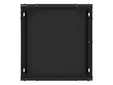 Комуникационен шкаф Lanberg rack cabinet 19' wall-mount 12U600x600 for self-assembly with metal door black (flat pack)