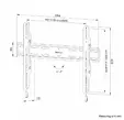 Стойка Neomounts Level-850 TV mount wall 42-86" - fixed - lockable - fast installation