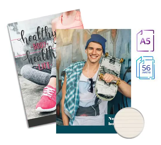 Тетрадка телчета А5 вестник 56 л редове