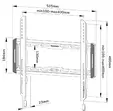 Стойка Neomounts by Newstar Screen Wall Mount (fixed, ultra thin, VESA 400x400)