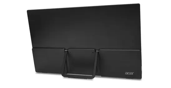 Монитор Acer PM161QB1bmiuux, 15.6'' IPS, FHD (1920x1080), Portable, AdaptiveSync, 60Hz, 4ms (GTG), 100M:1, 250 nits, 1x HDMI 1.4, 2x USB Type-C, Audio Out, 2x1W Speakers, BlueLightShield, Kickstand, VESA, Black