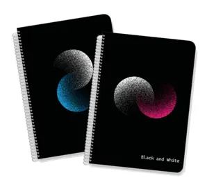 Тетрадка със спирала А5  Exclusive dots 120 л PP корица