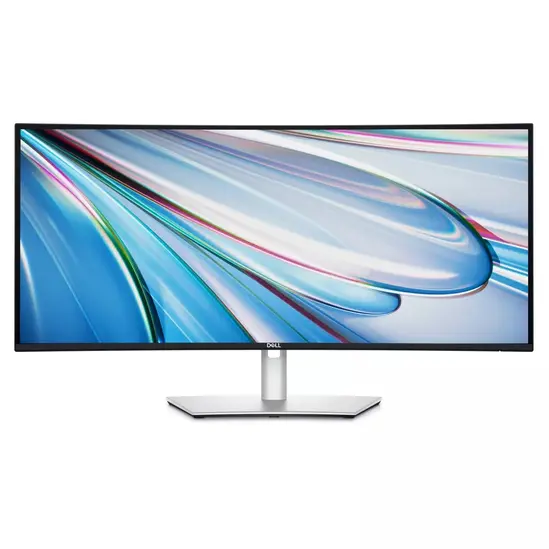 Монитор Dell U3425WE, 34.14'' IPS Anti-Glare, UltraSharp Curved, 21:9, 5ms, 2000:1, 300 cdm2, WQHD 3440x1440, 120 Hz, sRGB 100%, HDMI, DP, USB 3.2 Hub, USB-C Hub, Speakers, RJ45, KVM, PiP, PbP, ComfortView, PD 90W, Height Adjustable, Swivel, Tilt