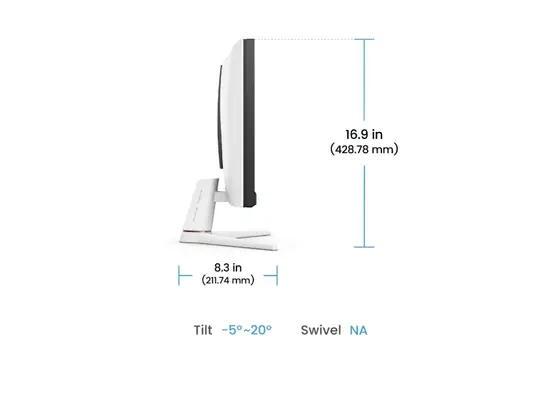 Монитор BenQ EX251, 25" FHD BenQ 220Hz MOBIUZ Gaming Monitor, EX251 WHITE