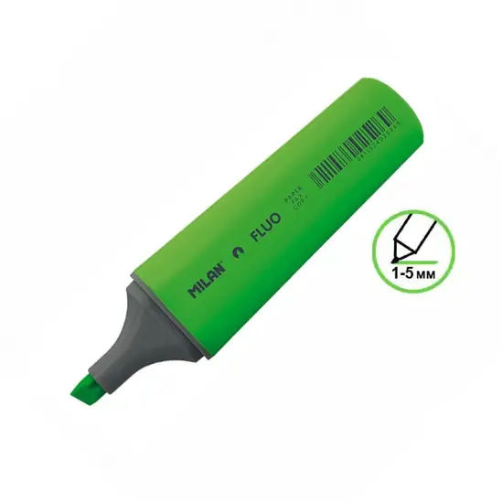 Текст маркер Milan зелен с пиктограма