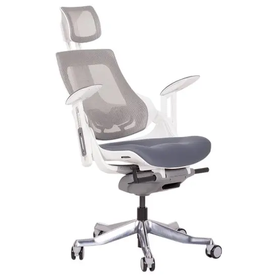 Директорски стол АЛЕКО наклонен, сив цвят