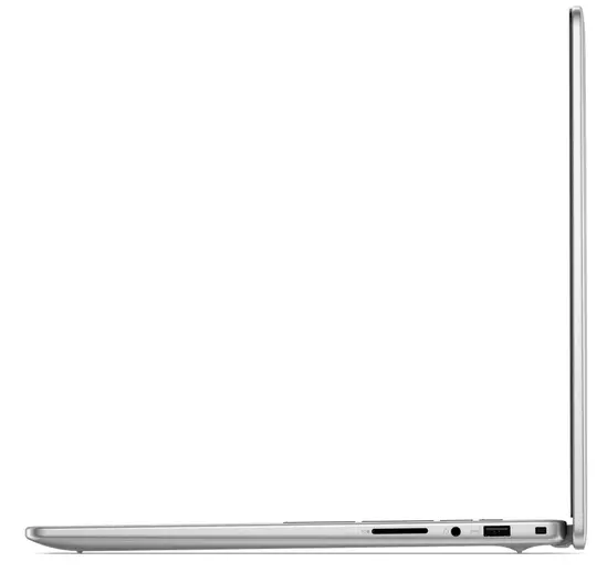 Лаптоп Dell 16 DC16251, Intel Core 7 150U (10 cores, up to 5.4 GHz), 16.0" FHD+(1920x1200) AG 300nits, 32GB, 2x16GB, DDR5, 5200MT/s, 1TB M.2 PCIe, Intel Graphics, Cam, FPR, Wi-Fi 6E, Backlit Kb, Ubuntu, Silver, Aluminium,3Y BO