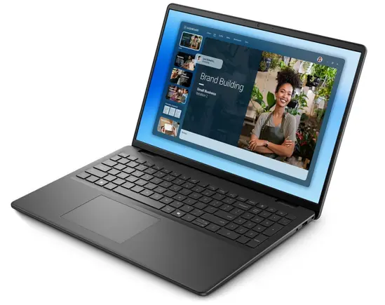 Лаптоп Dell 16 DC16250, Intel Core 5 120U (10 cores, up to 5.0 GHz), 16.0' FHD+(1920x1200) AG, 300nits, 16GB, 2x8GB, DDR5, 5200 MTs, 1TB M.2 PCIe, Intel Graphics, Cam, FPR, Wi-Fi 6, Backlit Kb, Win 11 Pro, Carbon Black, 3Y PS