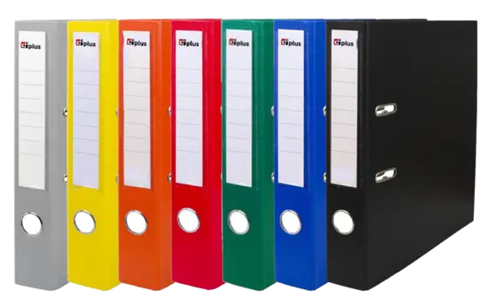 Класьор Офис Идея Плюс червен с ширина 5/8 см и заключващ механизъм