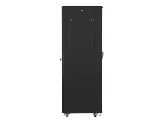 Комуникационен шкаф Lanberg rack cabinet 19' free-standing 42U600x800 (flat pack) with mesh door black