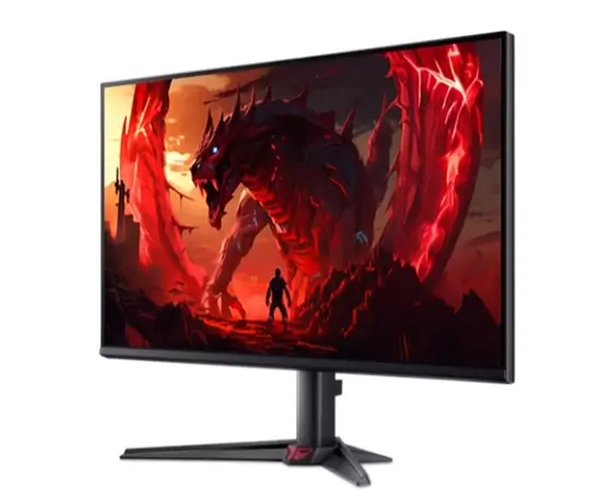 Монитор Acer Nitro VG250QF3bmiipx, 24.5'', FHD (1920X1080) IPS, ZeroFrame, 320Hz DP, 240Hz HDMI, 1ms/0.5ms(GTG, Min.), 250nits, 100M:1, 99% sRGB, Free Sync Premium, 2xHDMI, DP, HDR10, Audio out, Speakers, Tilt, BluelightShield, Vesa, Black