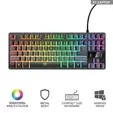 Клавиатура TRUST GXT 833 Thado TKL Gaming Keyboard US