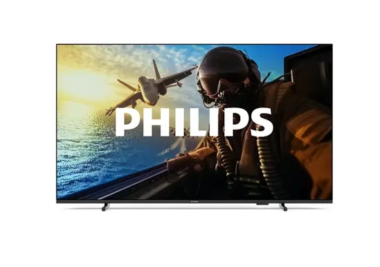 Телевизор Philips 55PUS700012, 55" 4K UHD DLED, 3840 x 2160p, 60Hz, DVB-TT2T2-HDCSS2, Pixel Precise Ultra HD, HDR10+, HLG, Titan OS, Dolby Atmos, 3*HDMI, 2*USB, 802.11ac, BT 5.2, 20W RMS, Black