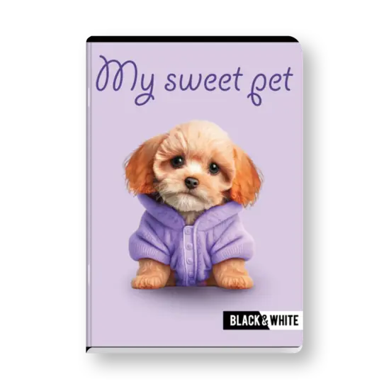 Тетрадка телчета А5 офсет 24 л малки квадратчета 40 бр