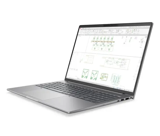 Лаптоп HP ZBook 8 G2i AI 16" Meteor Silver, Ultra 7 366H(up to 4.8Ghz/18MB/16C), 16" AG WQUXGA 120Hz DreamColor 500nits, 32GB 5600Mhz 1DIMM, 1TB PCIe SSD, WiFi7+BT6, FPR, Smart Card Reader, Nvidia RTX PRO 500 4GB, Backlit Kbd, 8C Batt, Win 11 Pro, 3Y OnSi