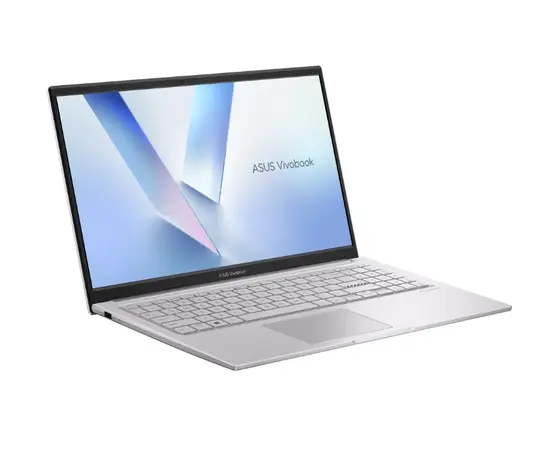 Лаптоп Asus Vivobook X1504VA-BQ4659NA, Intel 5 120U 1.4 GHz (12MB Cache, up to 5.0 GHz, 10 cores, 12 Threads), 15.6" FHD,(1920x1080),24GB DDR5 ( 8 GB on BD), SSD 1TB, No OS, Cool Silver, no adapter