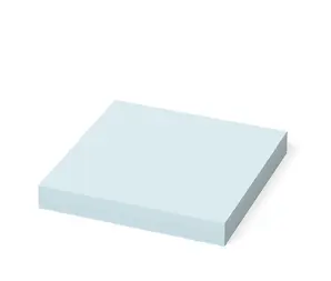 Самозалепващи листчета 75х75мм син пастел