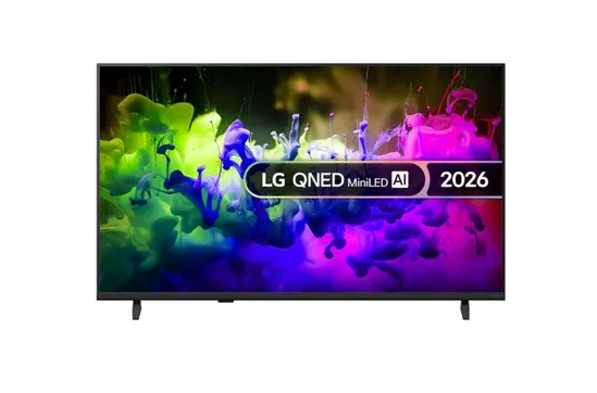 Телевизор LG 43QNED7EB3C, 43" 4K QNED MiniLED Smart TV, 3840x2160, DVB-T2/C/S2, Alpha 7 AI Processor, HDR10 / HLG, webOS 26 ThinQ, VRR / ALLM / HGiG, 4K Super Upscaling, WiFi 5, Bluetooth 5.3, AirPlay 2, LAN, CI, HDMI, AI Sound Pro, Google Cast, 2 pole St