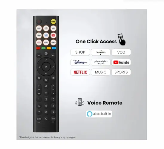 Телевизор Hisense 55" E8S, 4K Ultra HD 3840x2160, ULED, Quantum Dot,144 Hz,HDR 10+, HLG, Dolby Vision, DTS Virtual X, Smart TV, WiFi, Light Sensor, BT, Anyview Cast, 4xHDMI, 2xUSB, LAN, CI+, DVB-T2/C/S2, Singale Stand, Black