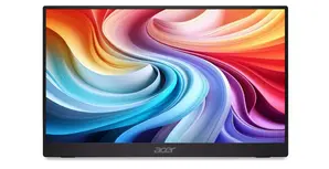 Монитор Acer PM161QB1bmiuux, 15.6'' IPS, FHD (1920x1080), Portable, AdaptiveSync, 60Hz, 4ms (GTG), 100M:1, 250 nits, 1x HDMI 1.4, 2x USB Type-C, Audio Out, 2x1W Speakers, BlueLightShield, Kickstand, VESA, Black
