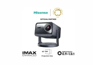 Мултимедиен проектор Hisense C2 Pro Smart mini  Laser Projector, 4K Ultra HD 3840x2160, 2000:1, 2600 lum, 60 Hz, Optical Zoom& Digital Zoom,Dolby Vision, IMAX enhanced,Dolby Vision, HDR10+, HDR10, HLG, 2*10W
