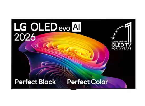 Телевизор LG OLED65C61LA, 65" OLED evo, 4K (3840 x 2160), DVB-C/T2/S2, Alpha 11 AI 4K Gen3, 120Hz Native (VRR 165Hz), ThinQ AI, HDR10, NVIDIA G-SYNC, AMD FreeSync, Dolby Vision, Dolby Atmos, AI Agent, Wi-Fi 6E, Bluetooth, eARC (HDMI 2), USB, Airplay 2, CI