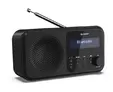 Радио Sharp Radios DR-P420(BK), PORTABLE DIGITAL RADIO, Bluetooth 5.0, 20 DAB+DABFM, Auto timedate, LCD Display, Dual alarm,Micro USB x1 (power supply),3.5mm Headphone jack  line-out, Black