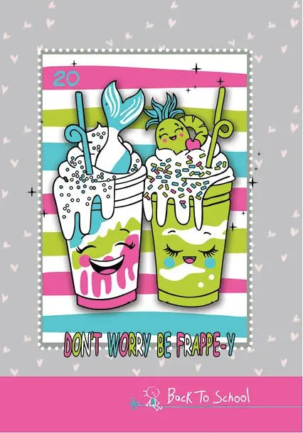 Тетрадка телчета А5 вестник 20 л малки квадратчета