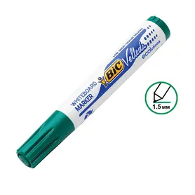 Маркер за бяла дъска  Bic  зелен с пиктограма