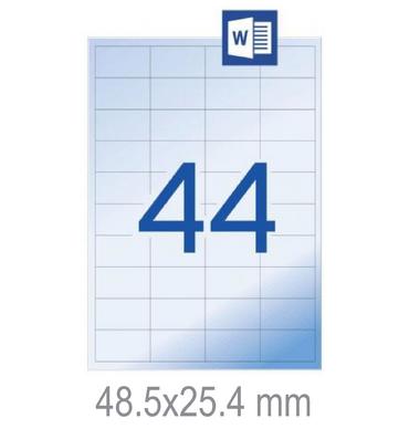 Полиестерни етикети 48.5х25.4 мм