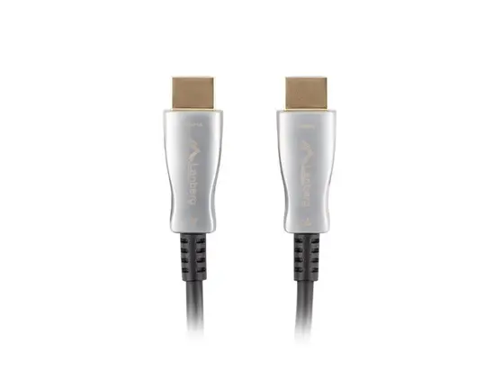 Кабел Lanberg HDMI MM v2.0 cable 50m optical black aoc